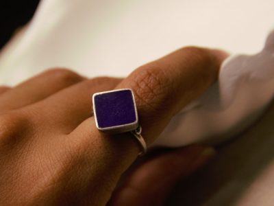 925 Sterling Silver Amethyst Ring