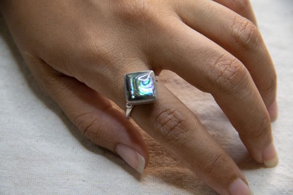 Opal Stone Ring – 925 Sterling Silver Opal Stone Ring – 925 Sterling Silver