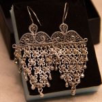 925 Sterling Silver Shifṭishī Earrings – Openwork Heritage Design