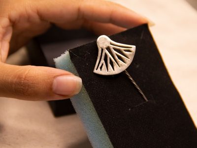 925 Sterling Silver Lotus Pin – Symbol of Rebirth