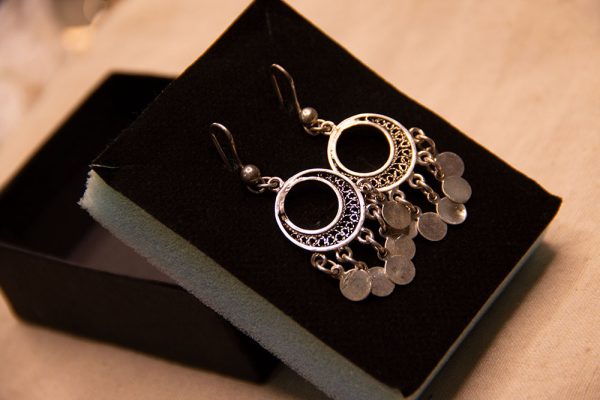 925 Sterling Silver Earrings – Shifṭishī Crescent Design