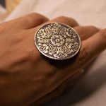 925 Silver Flower of Life Ring