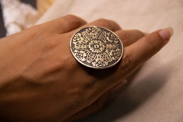 925 Silver Flower of Life Ring 925 Silver Flower of Life Ring