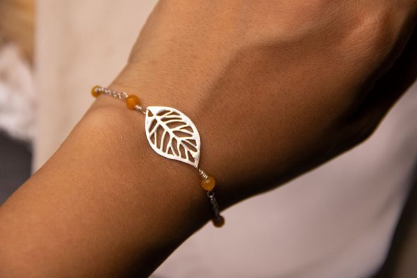 925 Silver Leaf Bracelet 925 Silver Leaf Bracelet
