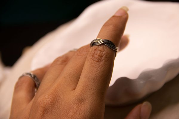 925 Silver Braided Ring 925 Silver Braided Ring