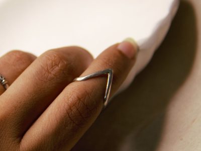 Minimalist 925 Roman Silver Ring