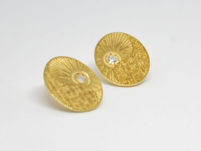 Sunrise Brass Earing