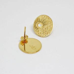 Sunrise Brass Earing